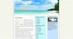 Desktop Screenshot of kurzreisen.urlaub-weblog.de
